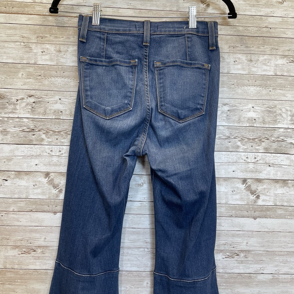 Judy Blue Womens 3/26 Jeans‎ Super Flare Boot Cut Stretch High Rise Medium Wash - Picture 9 of 9